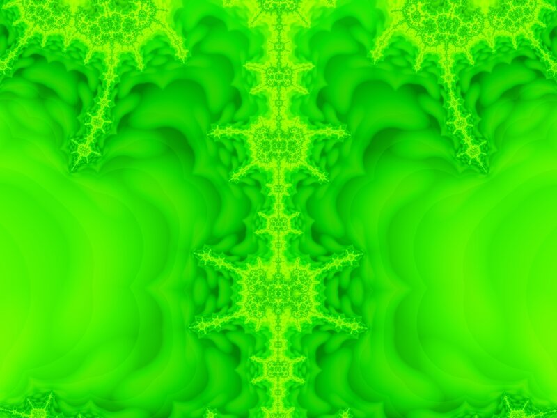 green fractal pattern
