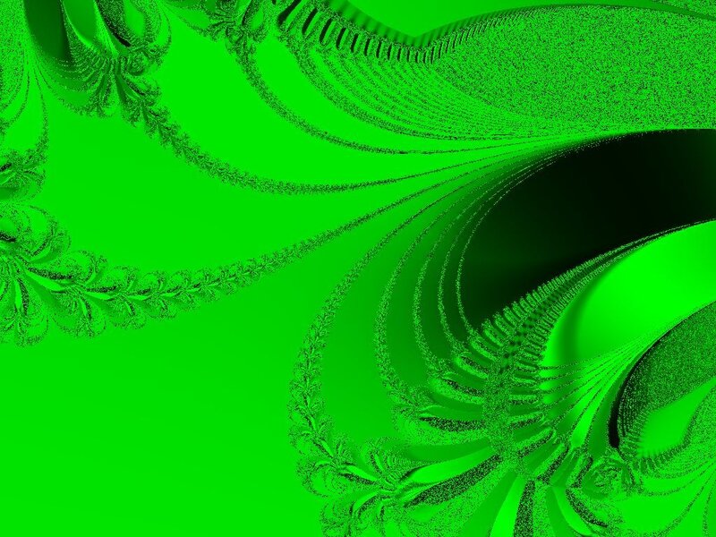 green fractal pattern