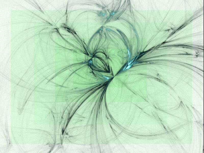 green fractal pattern
