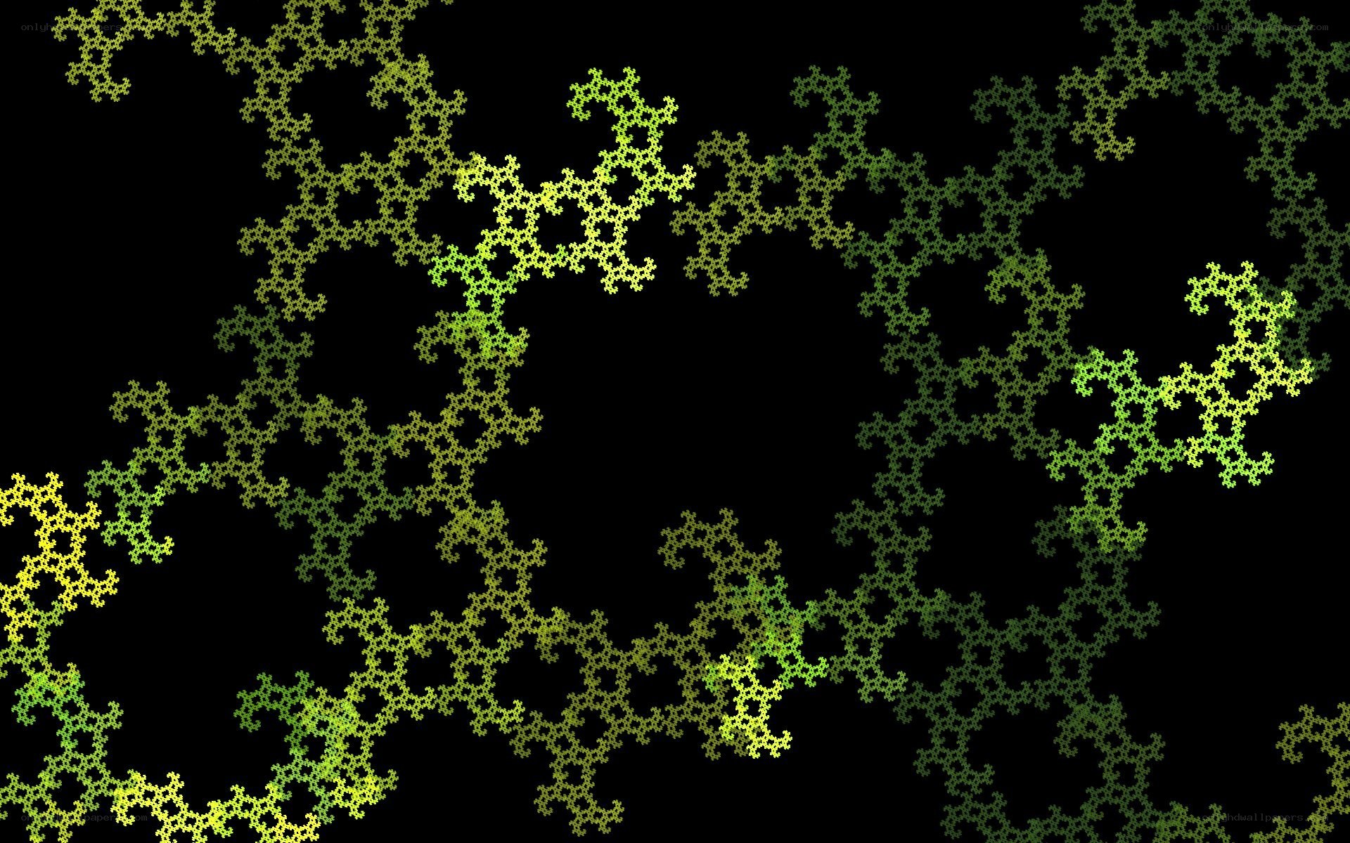green fractal pattern