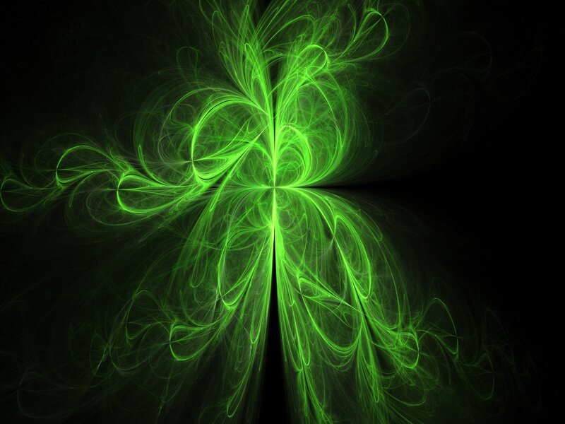Green Fractal Pattern — Dynamic