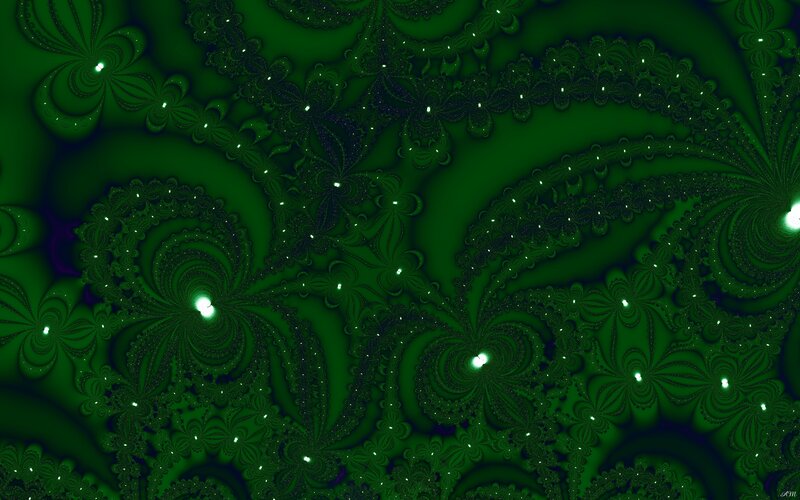 green fractal patterns
