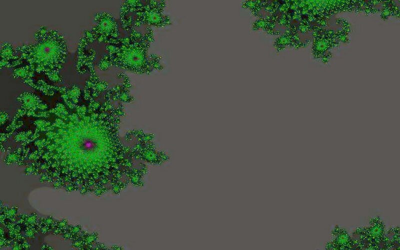 Green Fractal Patterns — Calm