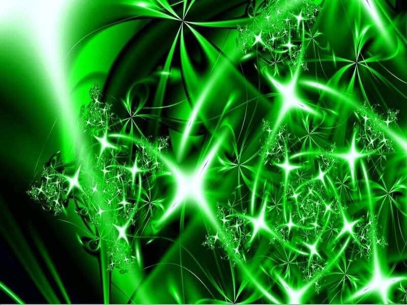 Green Fractal Patterns — Energetic