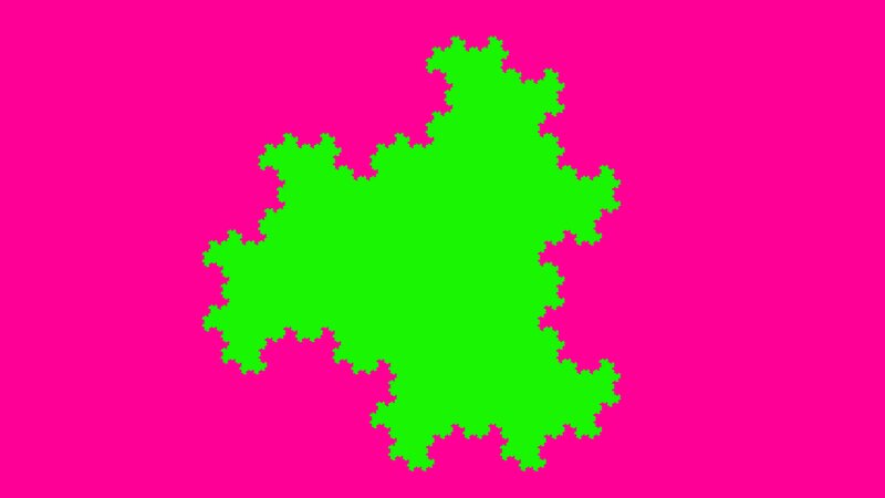 Green Fractal Shape