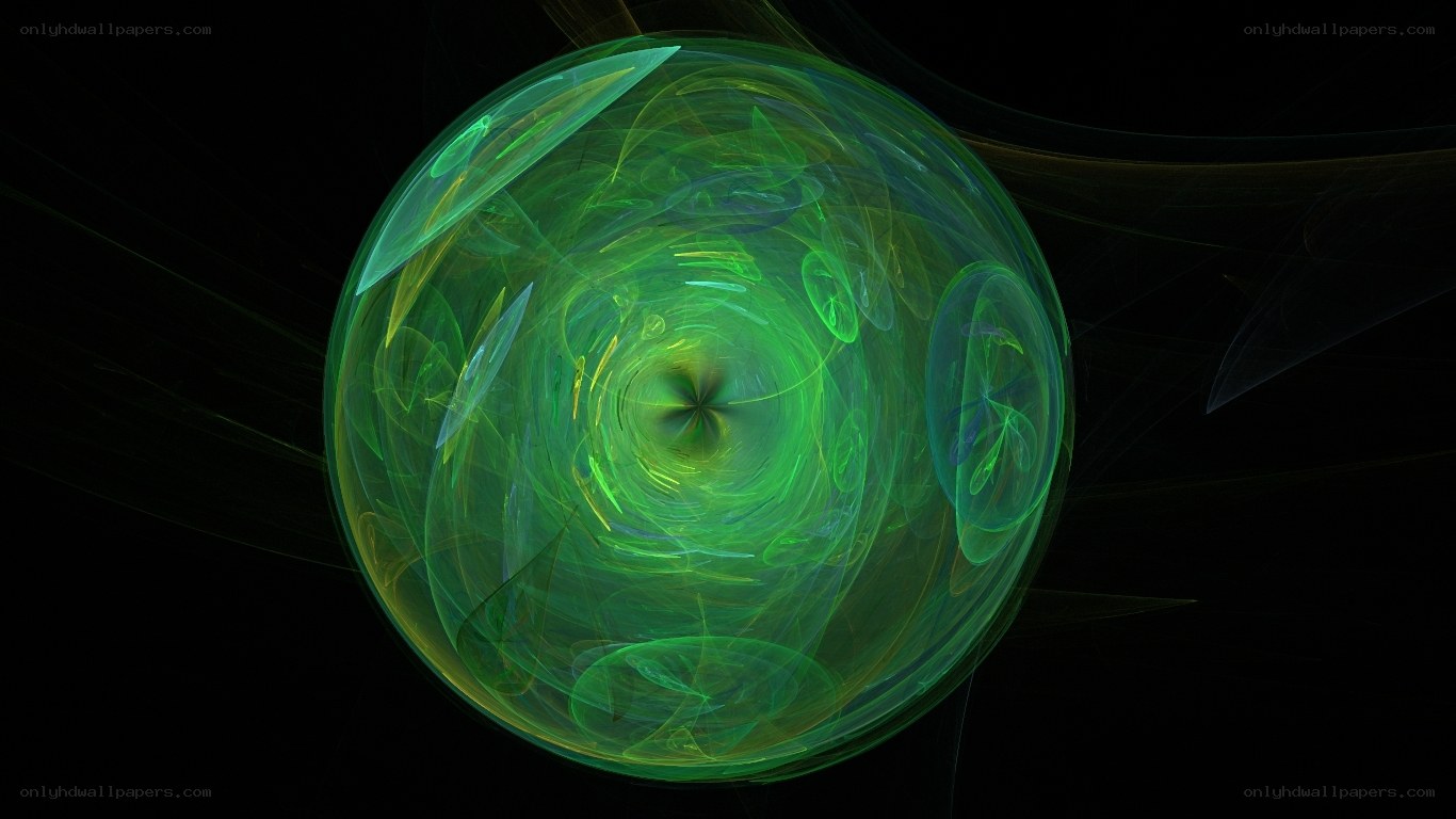 Green fractal sphere