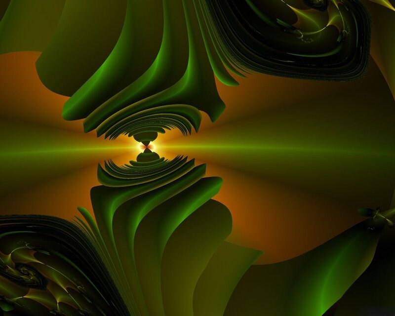 Green fractal tunnel