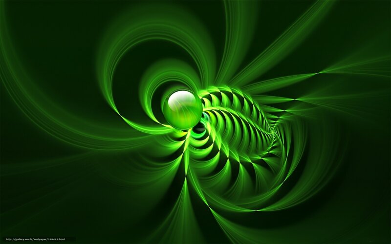 Green Fractal Tunnel — Dynamic
