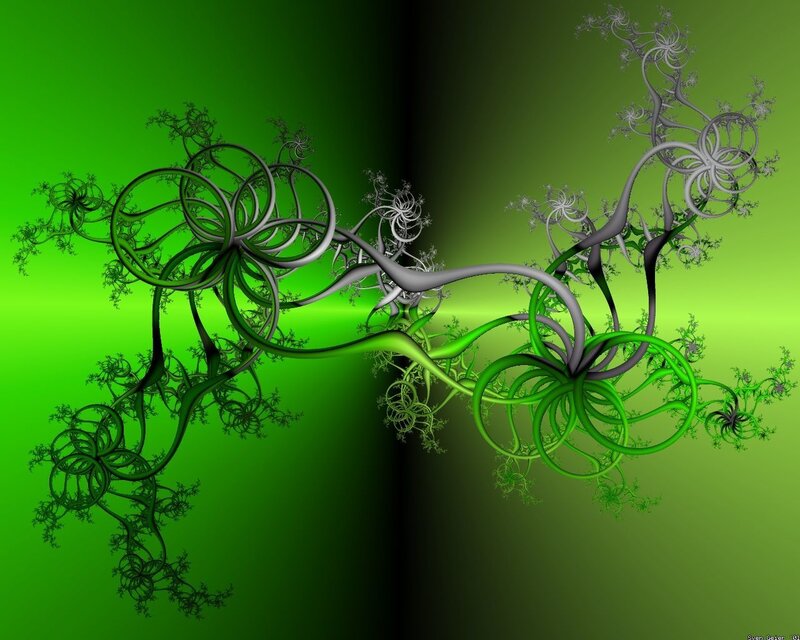 Green Fractal Vines