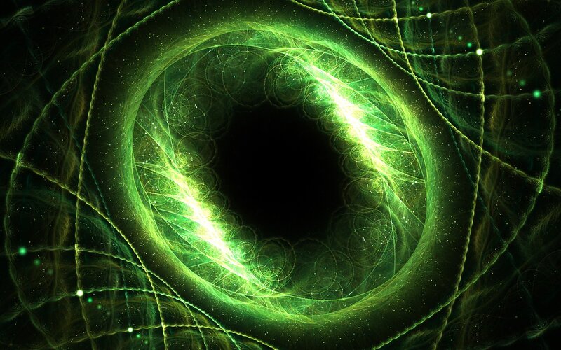 green fractal vortex