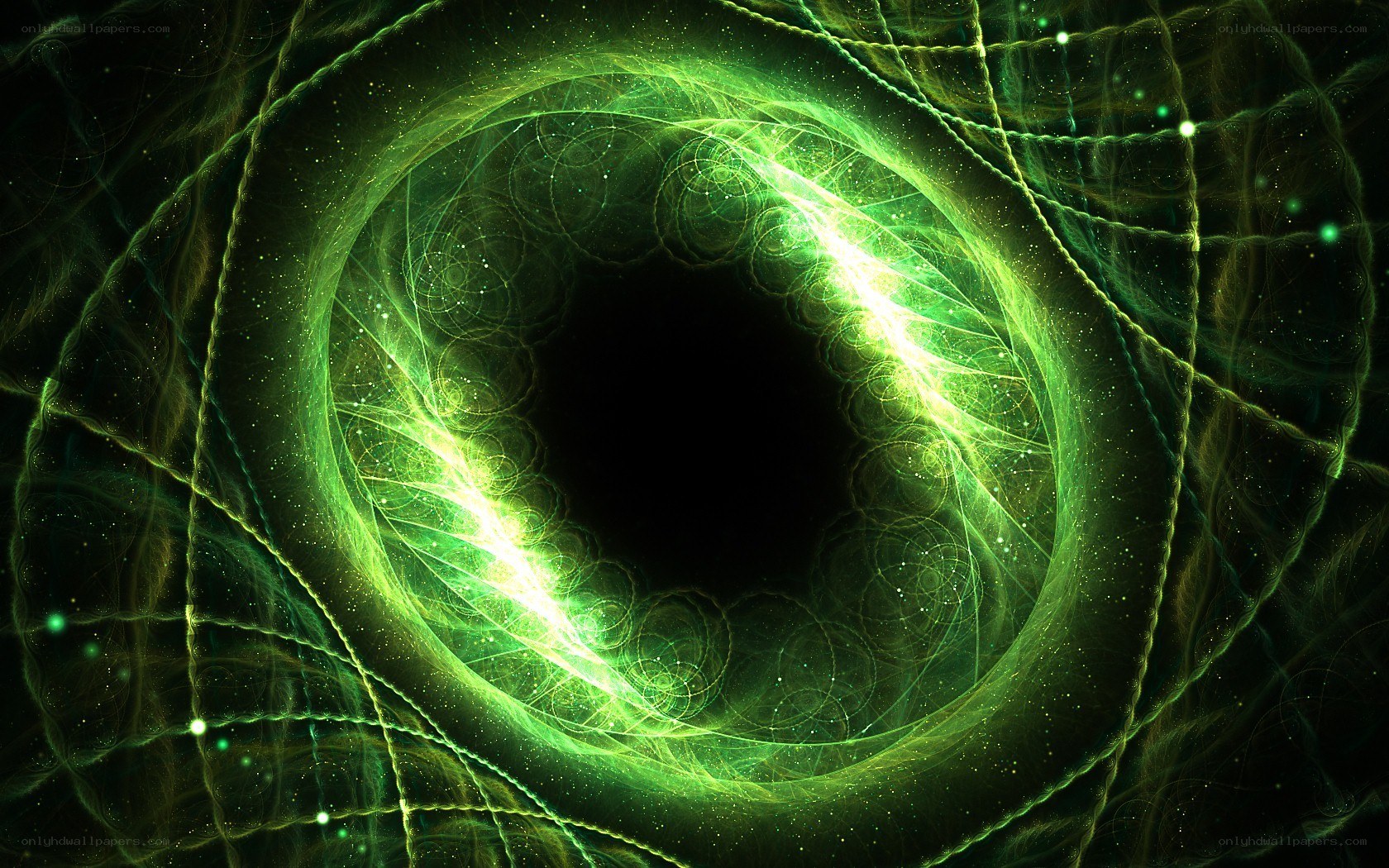 green fractal vortex