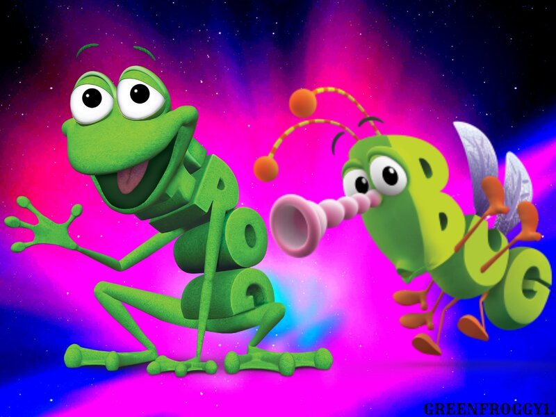 Green Frog and Green Bug