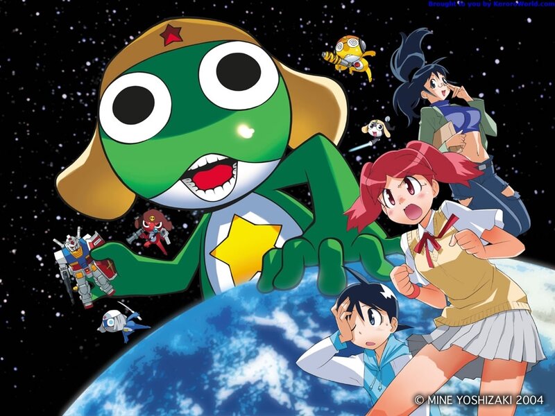 Green Frog Character — Adventurous