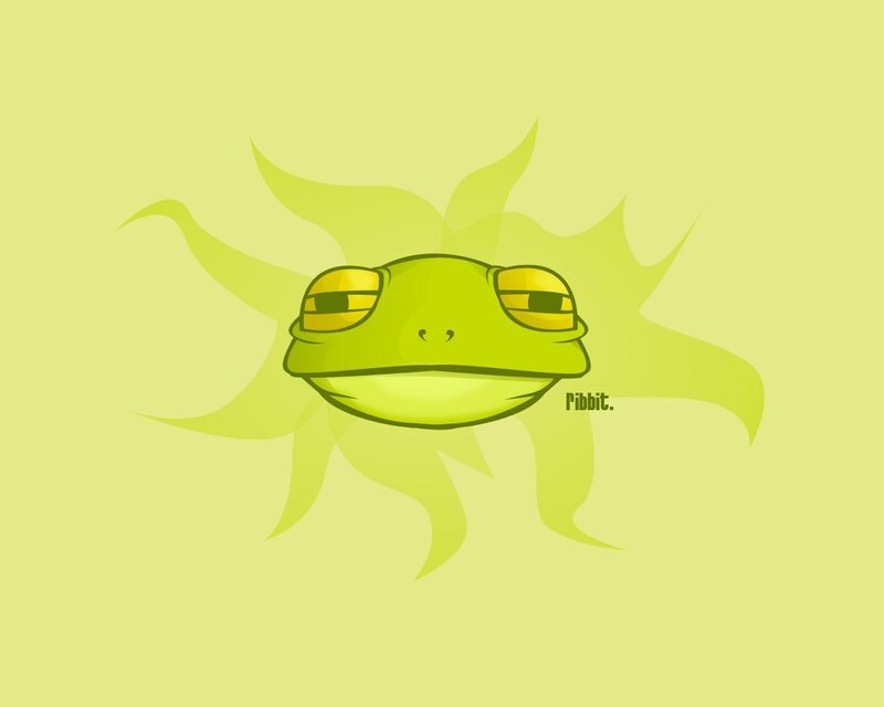 green frog character illustration