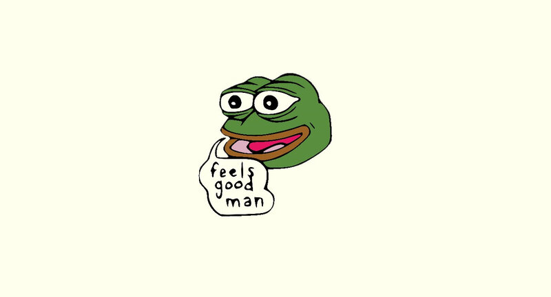 Green Frog Character — Neutral, Comic