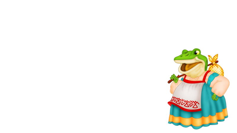 Green Frog Character — Playful, Illustration
