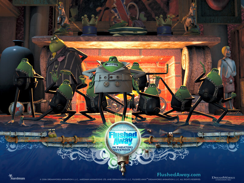 Green Frog-like Creatures