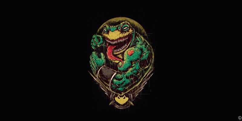 Green Frog Monster