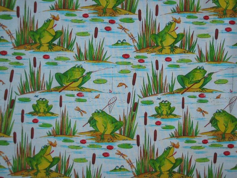 Green Frogs Fishing