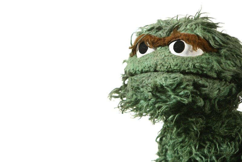 Green Furry Puppet — Neutral