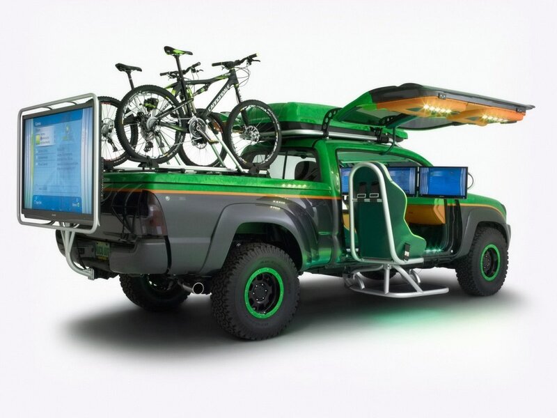 green gaming truck concept