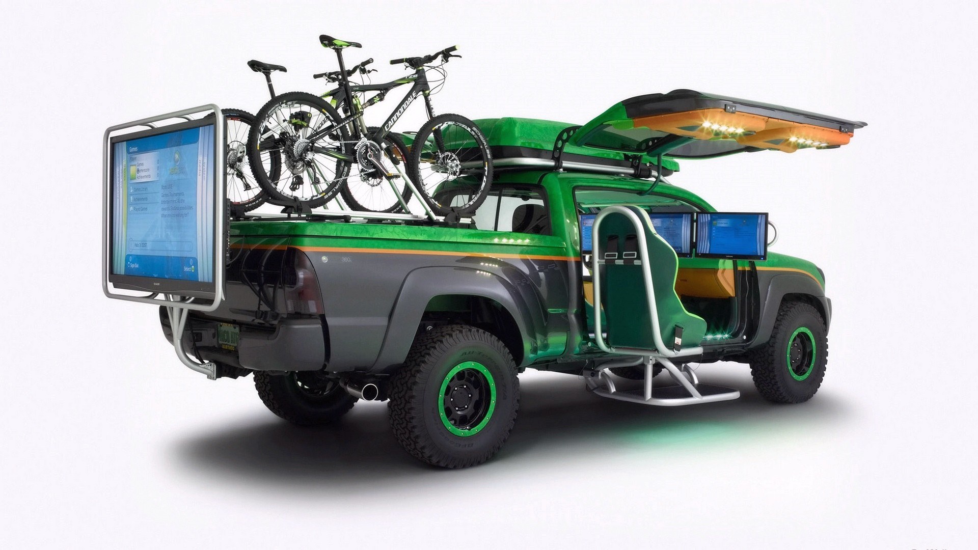 green gaming truck concept