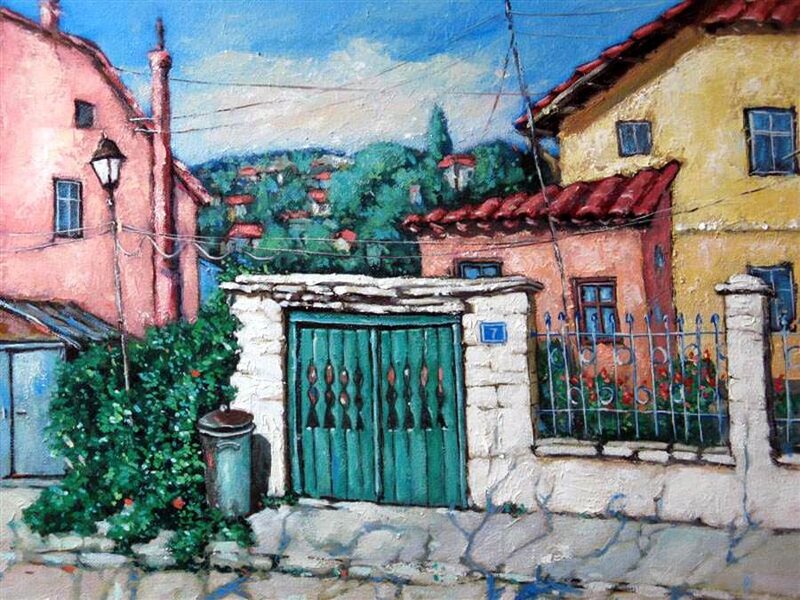 Green Gate in Alley