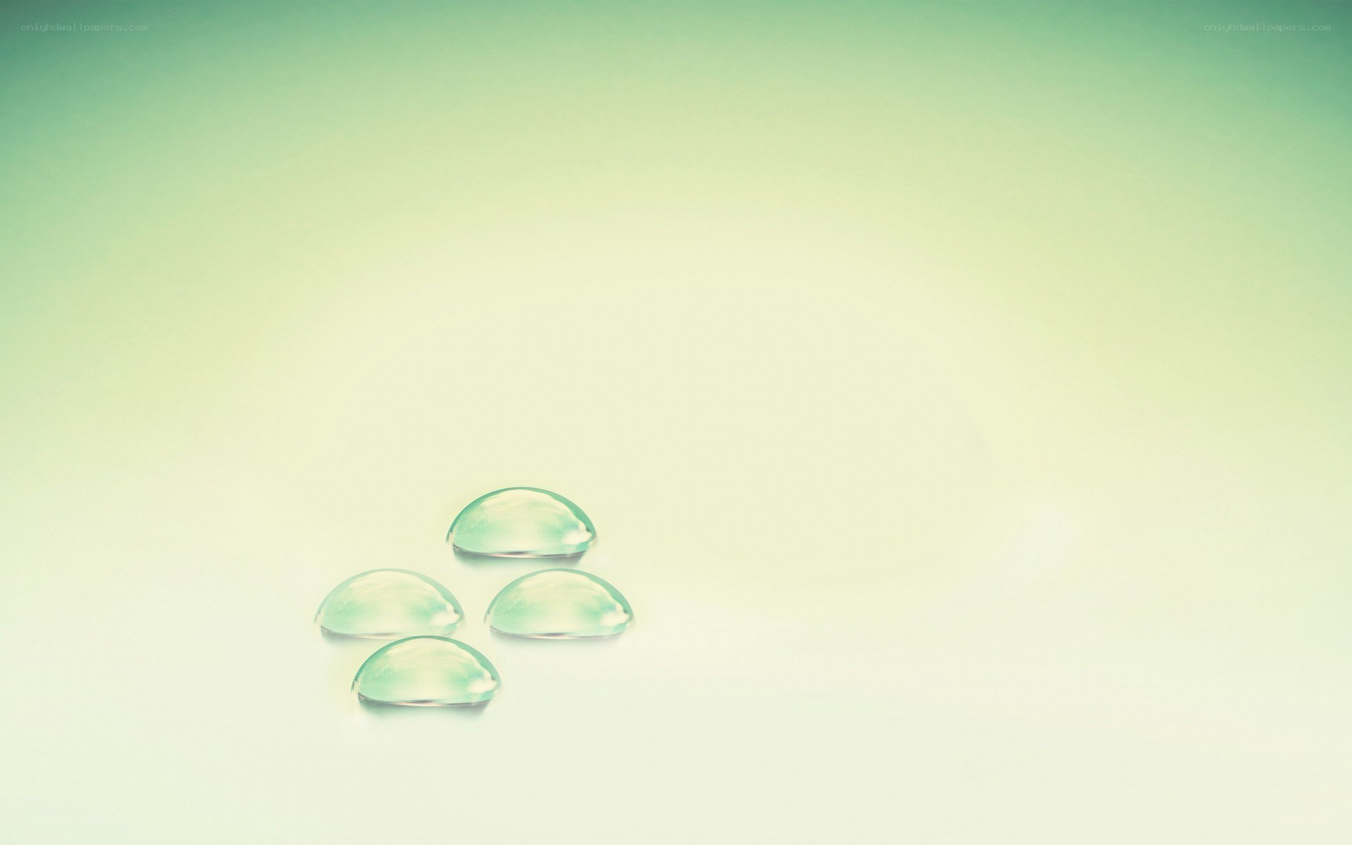 green gel capsules on white