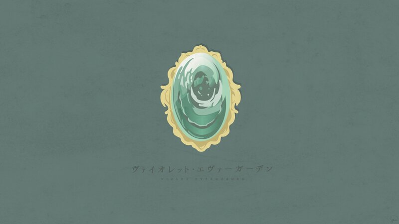 Green Gemstone in Frame — Serene