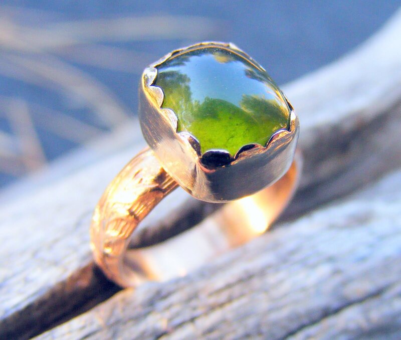 Green Gemstone Ring