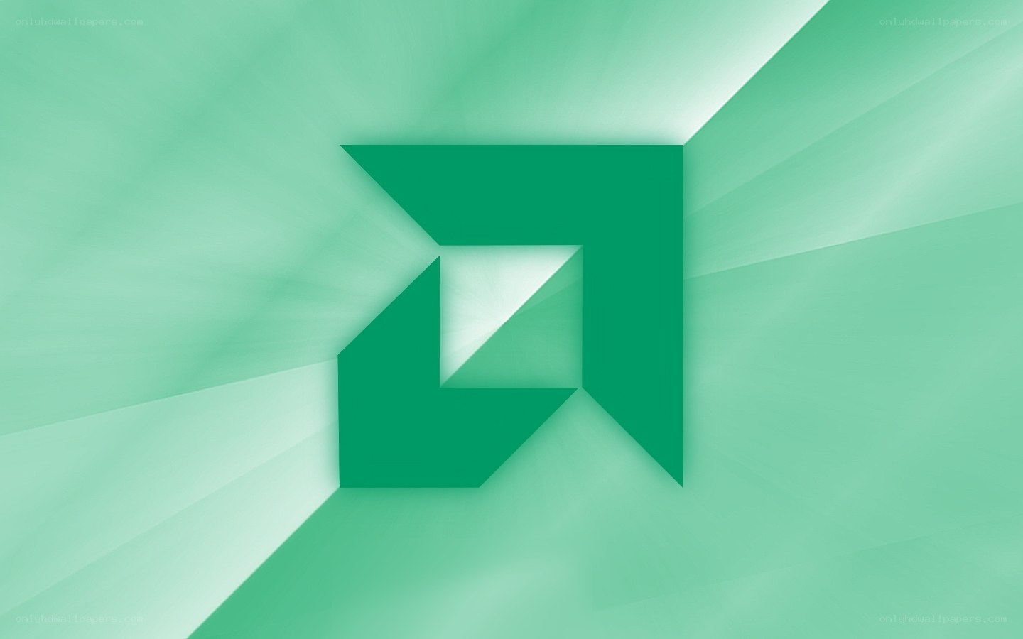 green geometric logo design