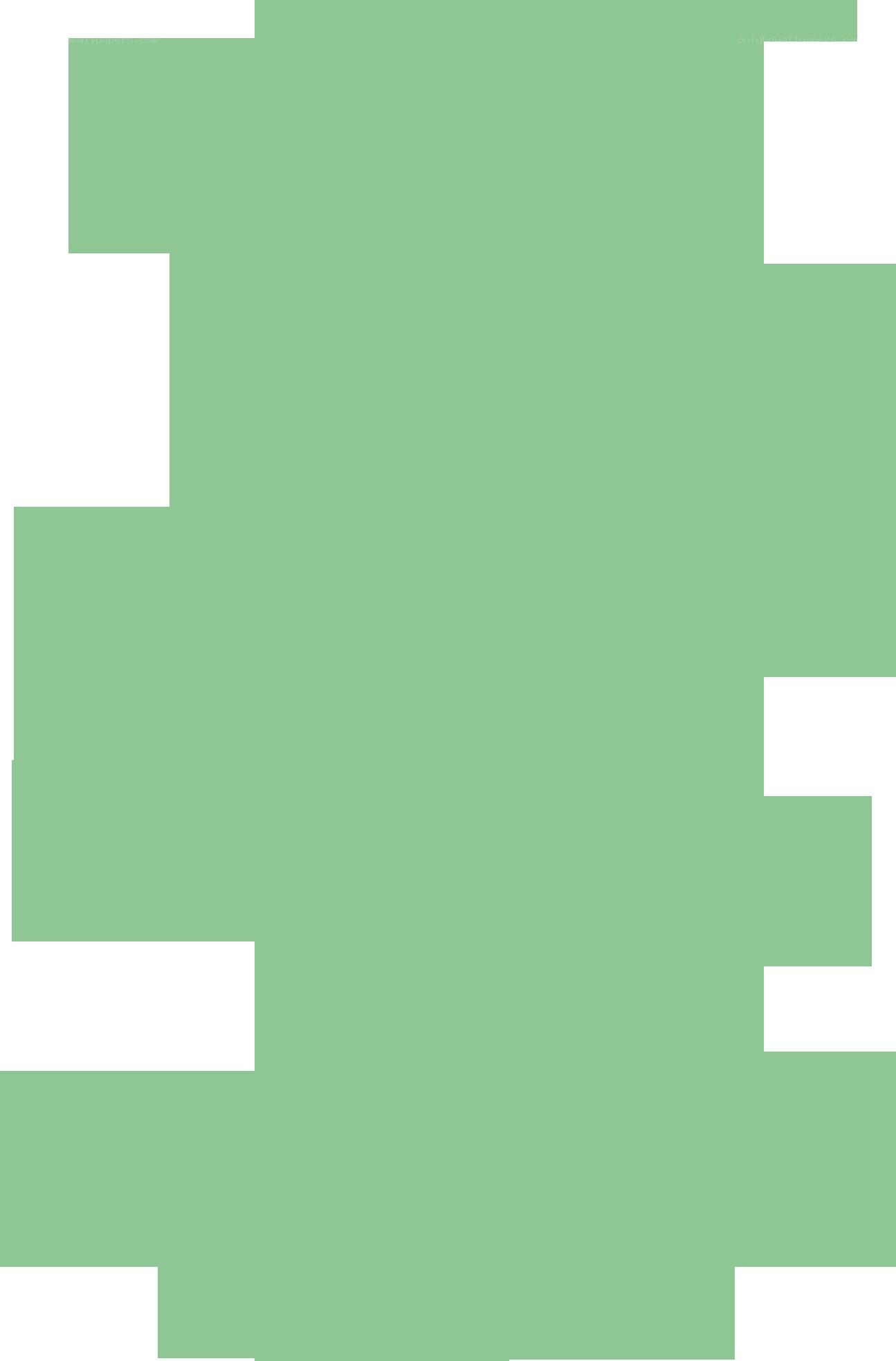 green geometric pattern