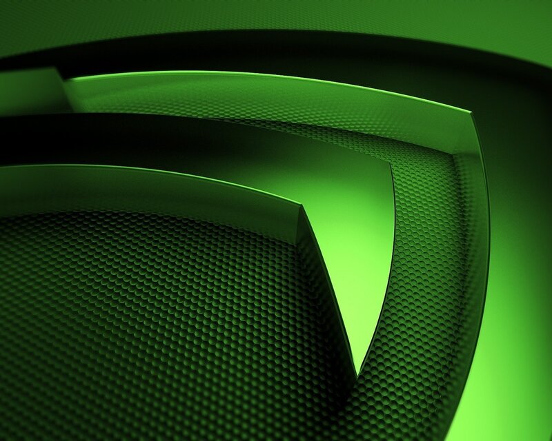 Green Geometric Shape — Abstract