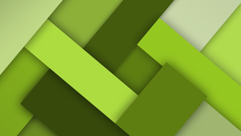 Green Geometric Shapes — Calm, Abstract, Diagonal Lines