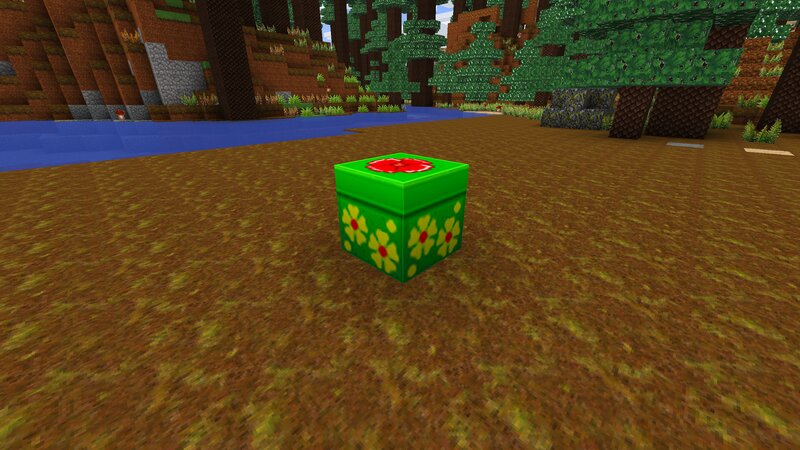 Green Gift Box — Calm, Afternoon