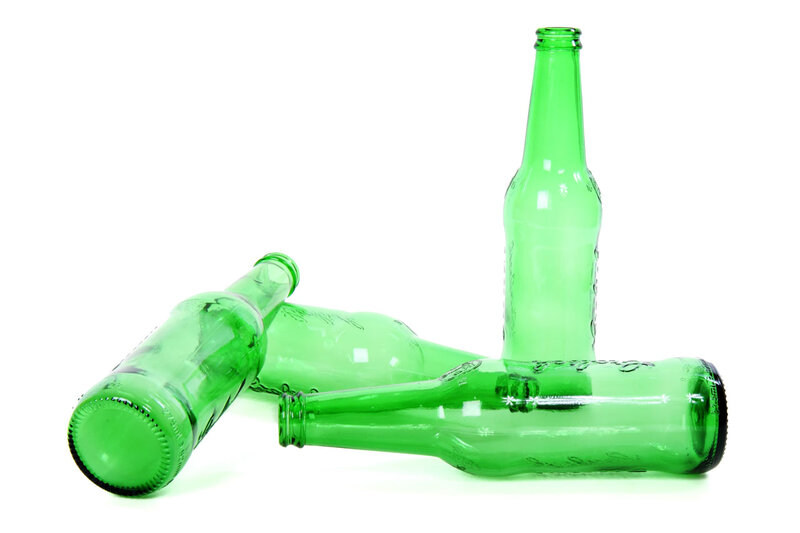 Green Glass Bottles