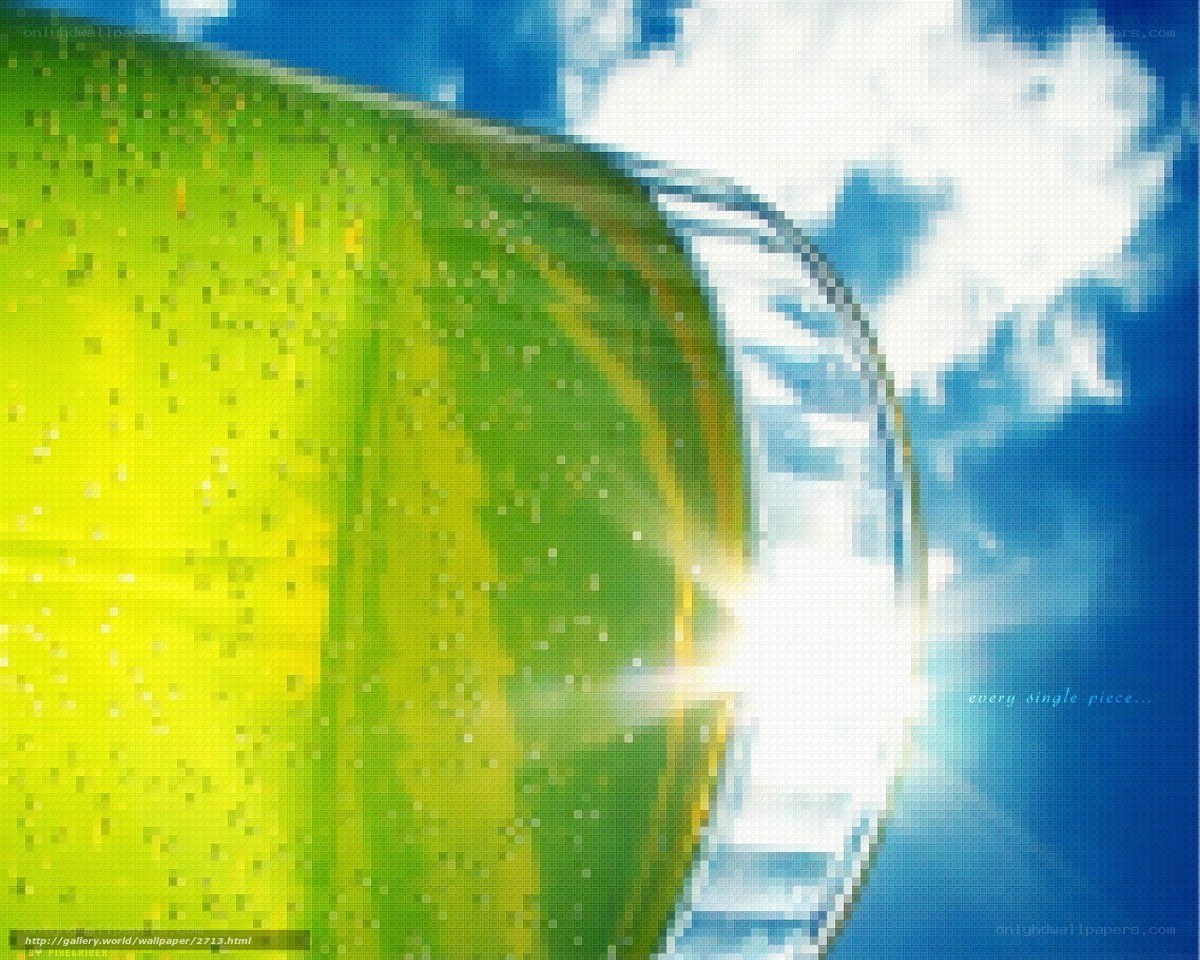 green glass with sunburst