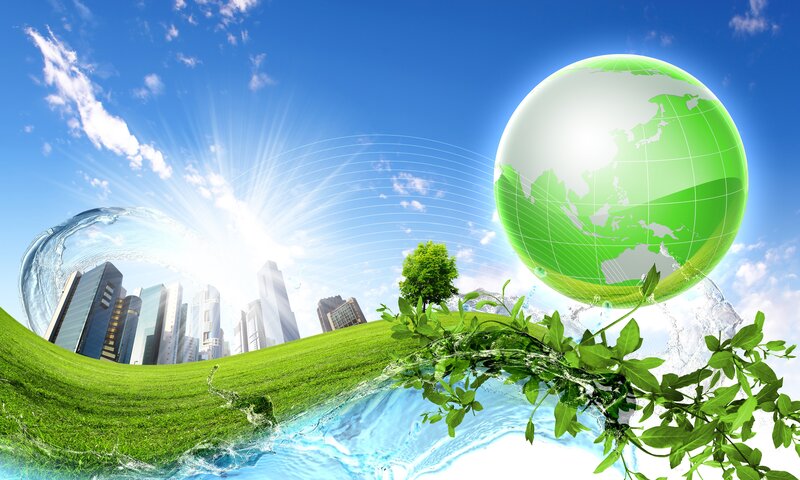 Green Globe and City