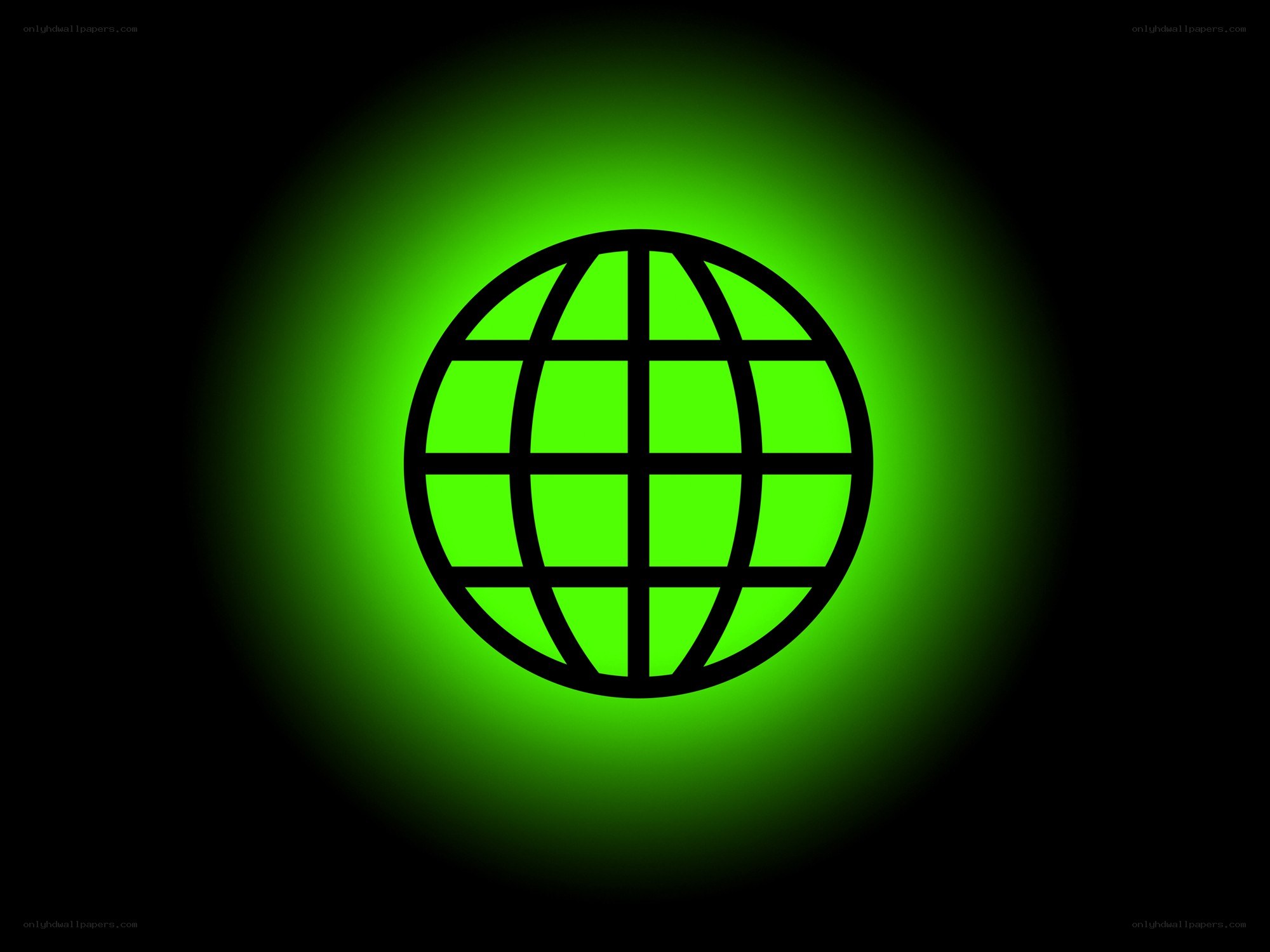 green globe icon