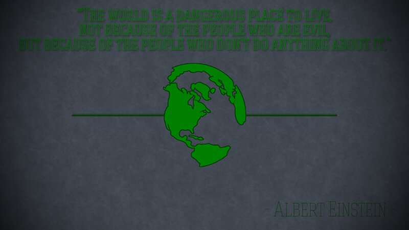 Green Globe Illustration — Serious