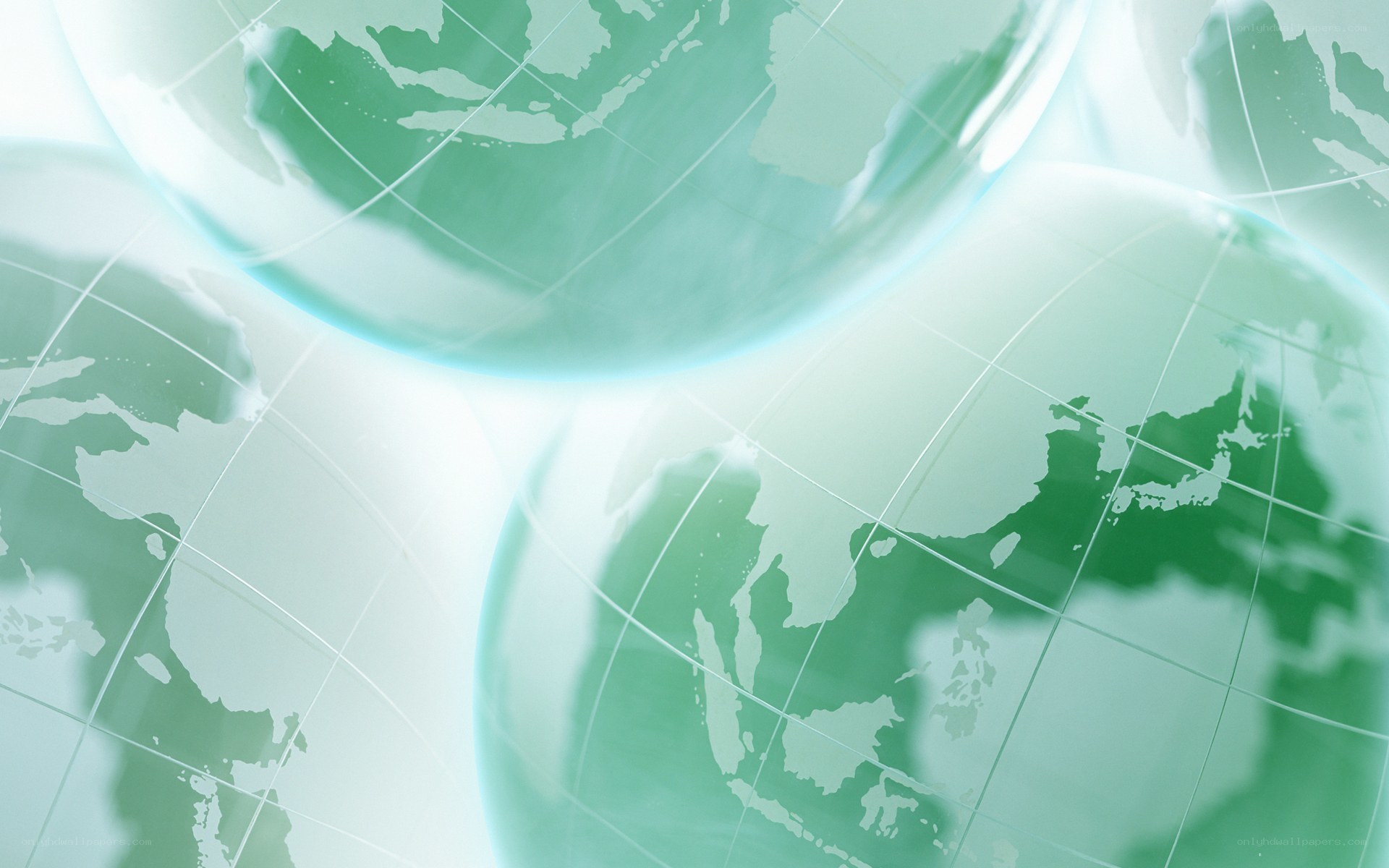 green globe network concept