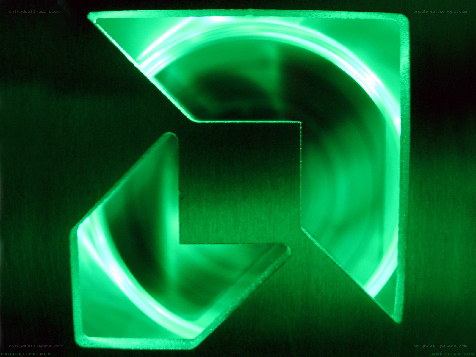 green glowing arrow symbol