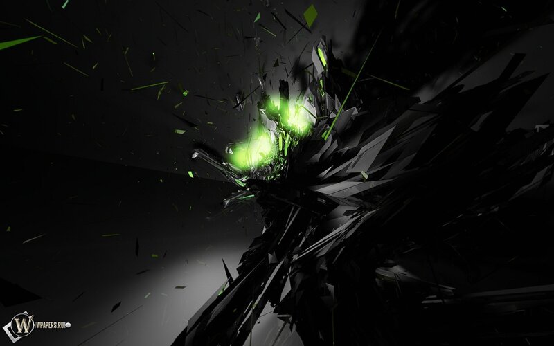Green Glowing Explosion