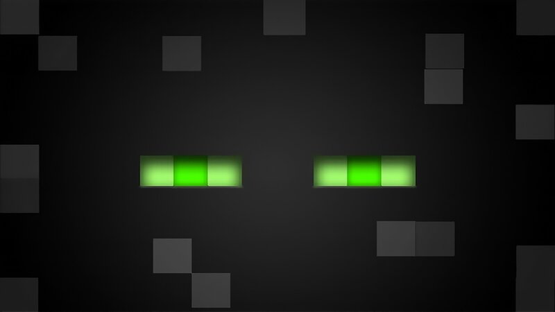 Green Glowing Eyes