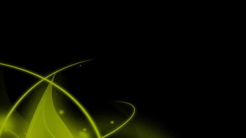 Green Glowing Lines — Black, Dark, Abstract