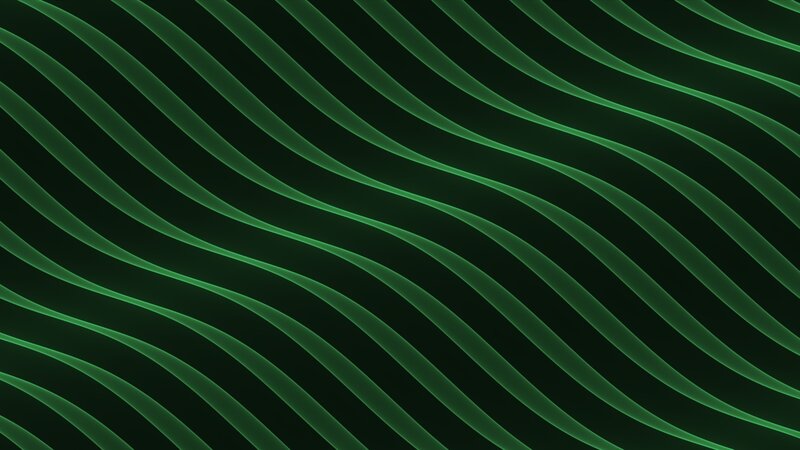 Green Glowing Lines — Calm