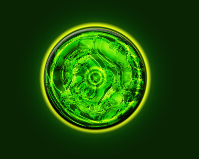 Green Glowing Orb — Mysterious