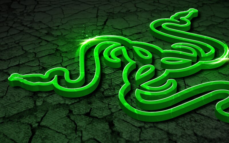 Green Glowing Snake Logo — Dark, Dramatic, 3d Render