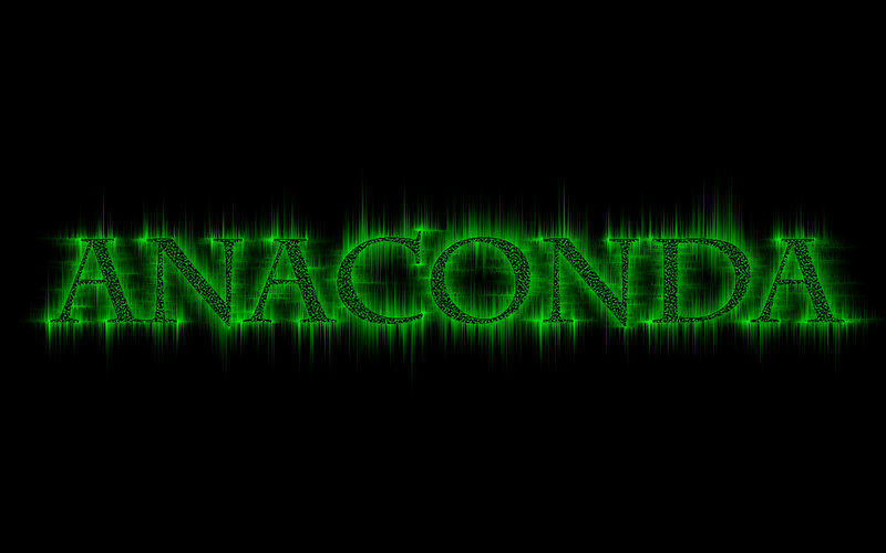 green glowing text animation