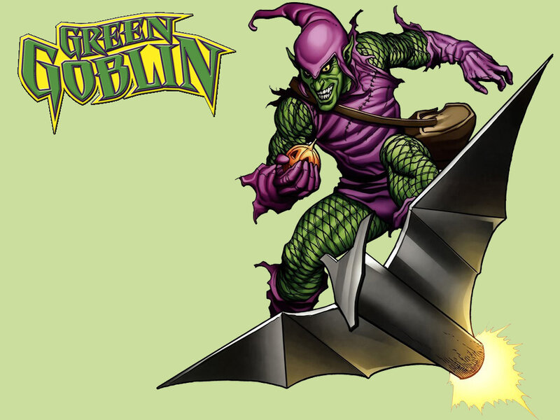 Green Goblin Character — Aggressive